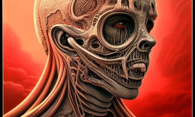 Intricate Portrait of Satan in Vibrant Colors