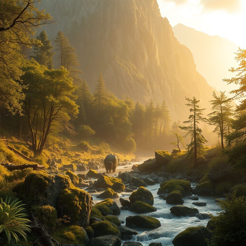 Mountain Realm of Whispers, an Enchanted Land of Interconnec...