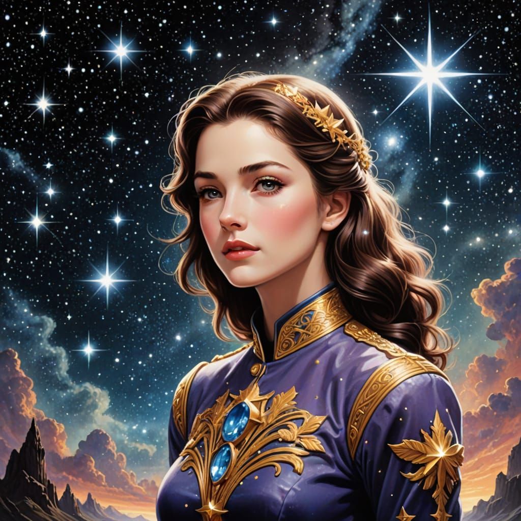 Celestial Whispers in Stardust