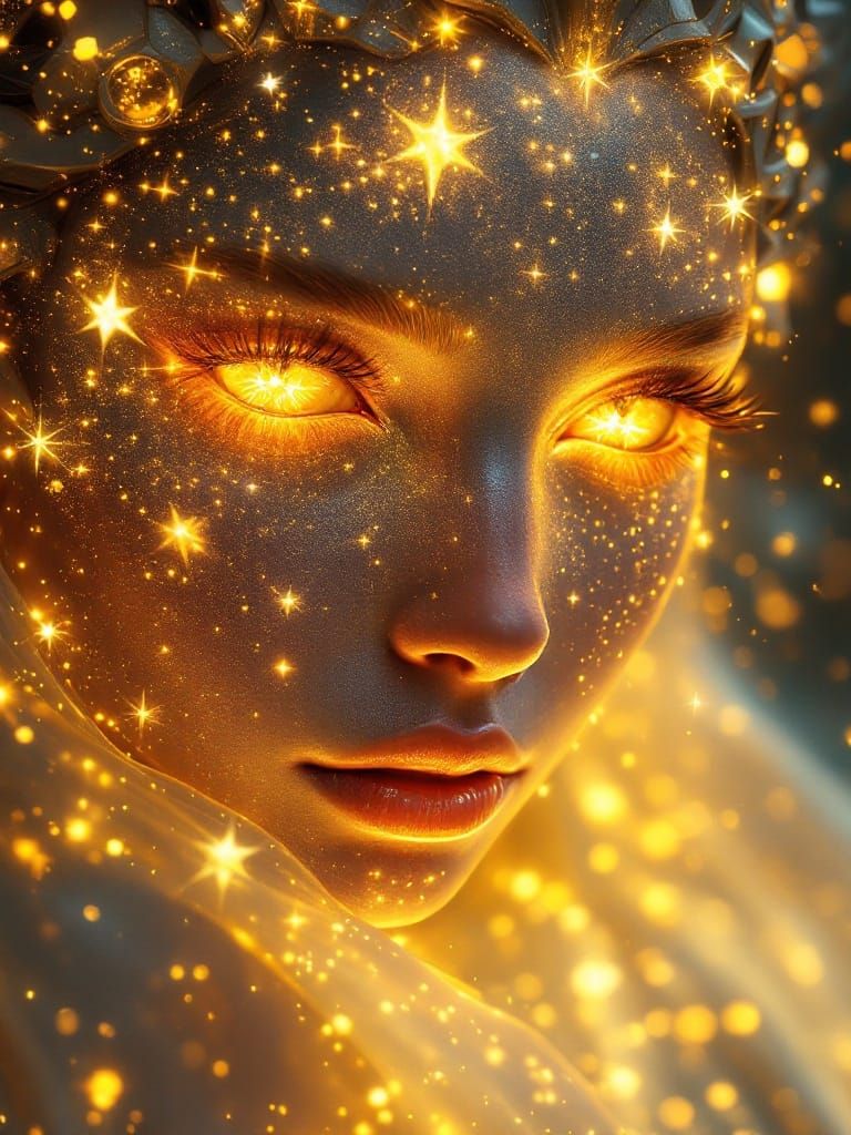 Goddess of Light Embodies Celestial Beauty
