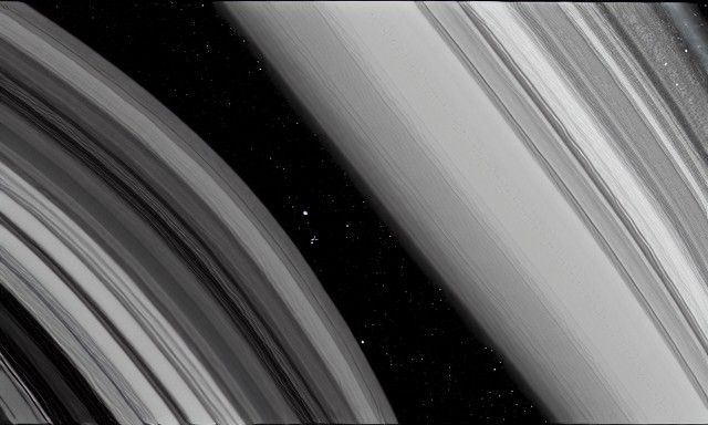 Enterprise NCC-1701-D Orbiting Saturn in 8K