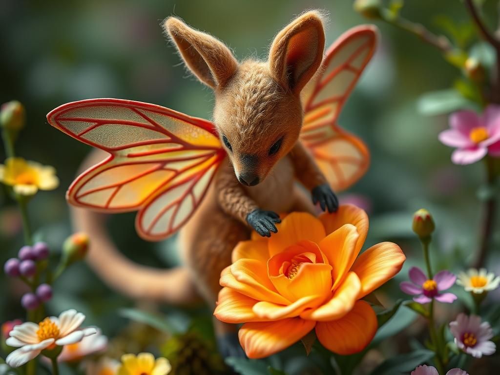 Steampunk Fairy-Tree Kangaroo at Fantasy Party