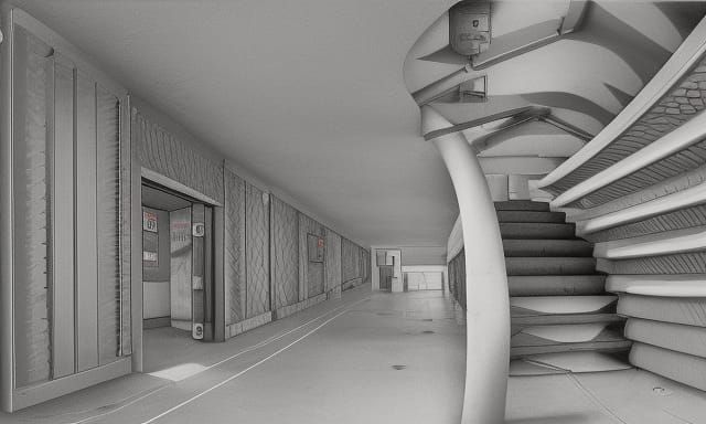 Surreal Liminal Space Evokes Dreamlike Nostalgia