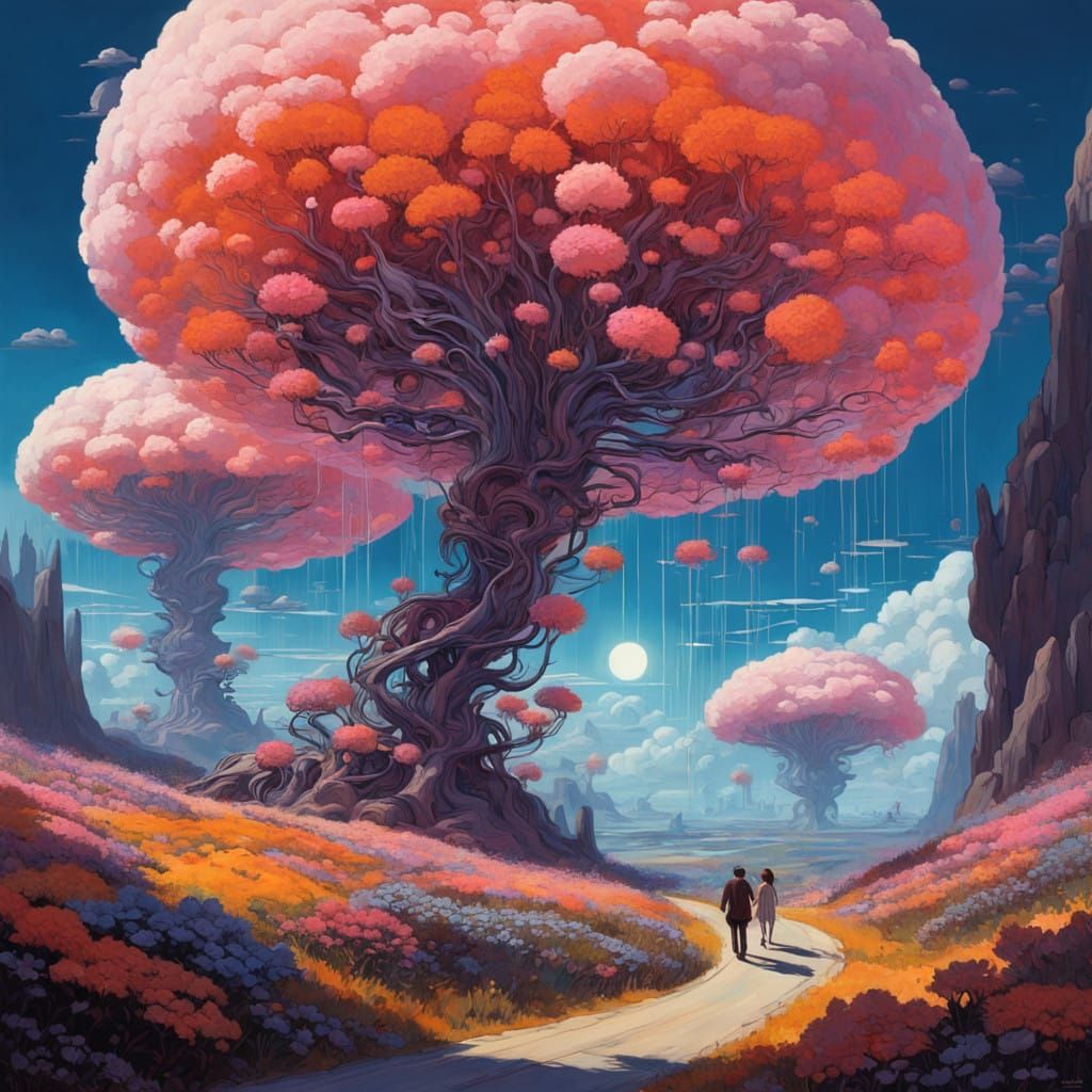 Fairy Tale Whimsy: A Flower Creature in Dreamlike Bloom