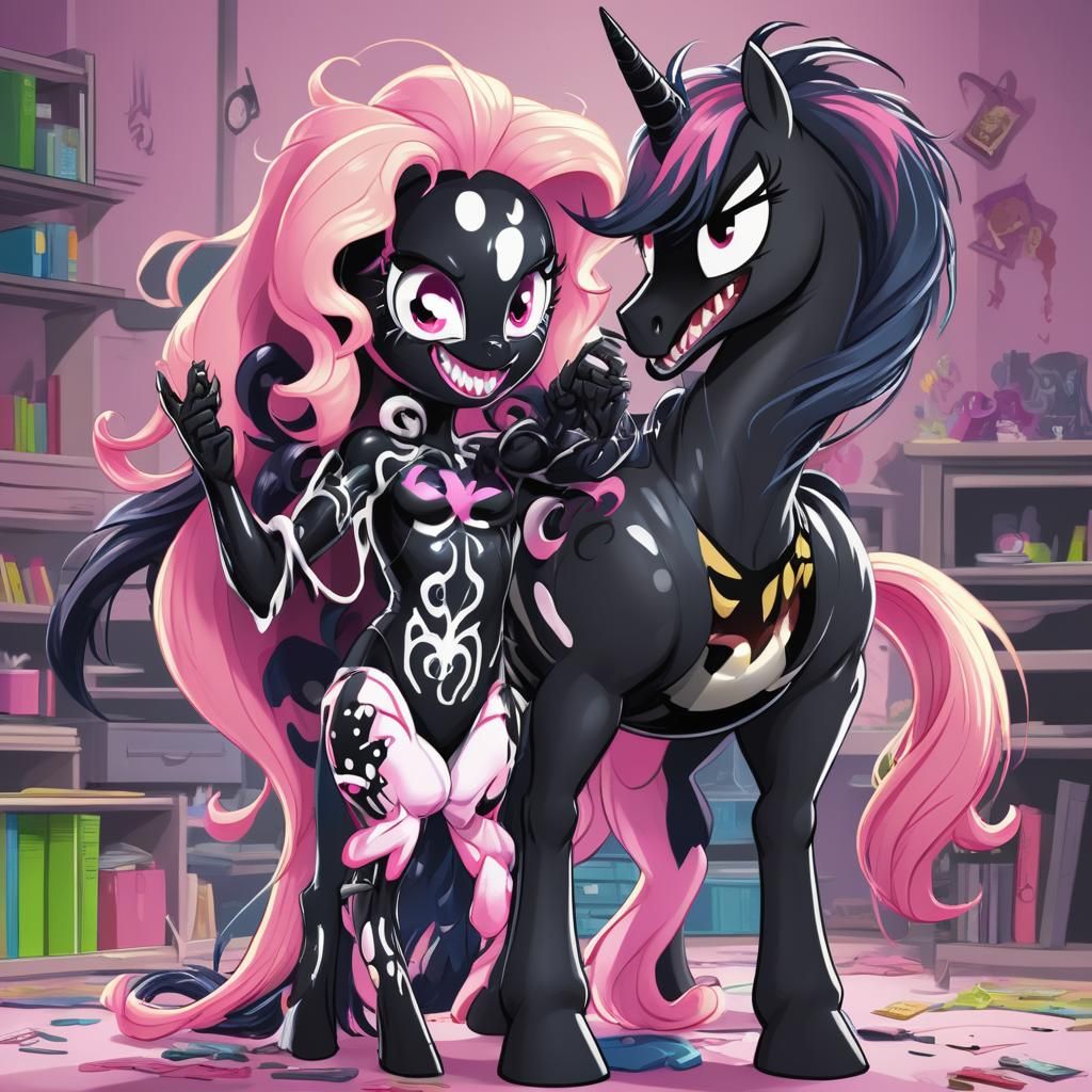 Venom Symbiote Transforms My Little Pony