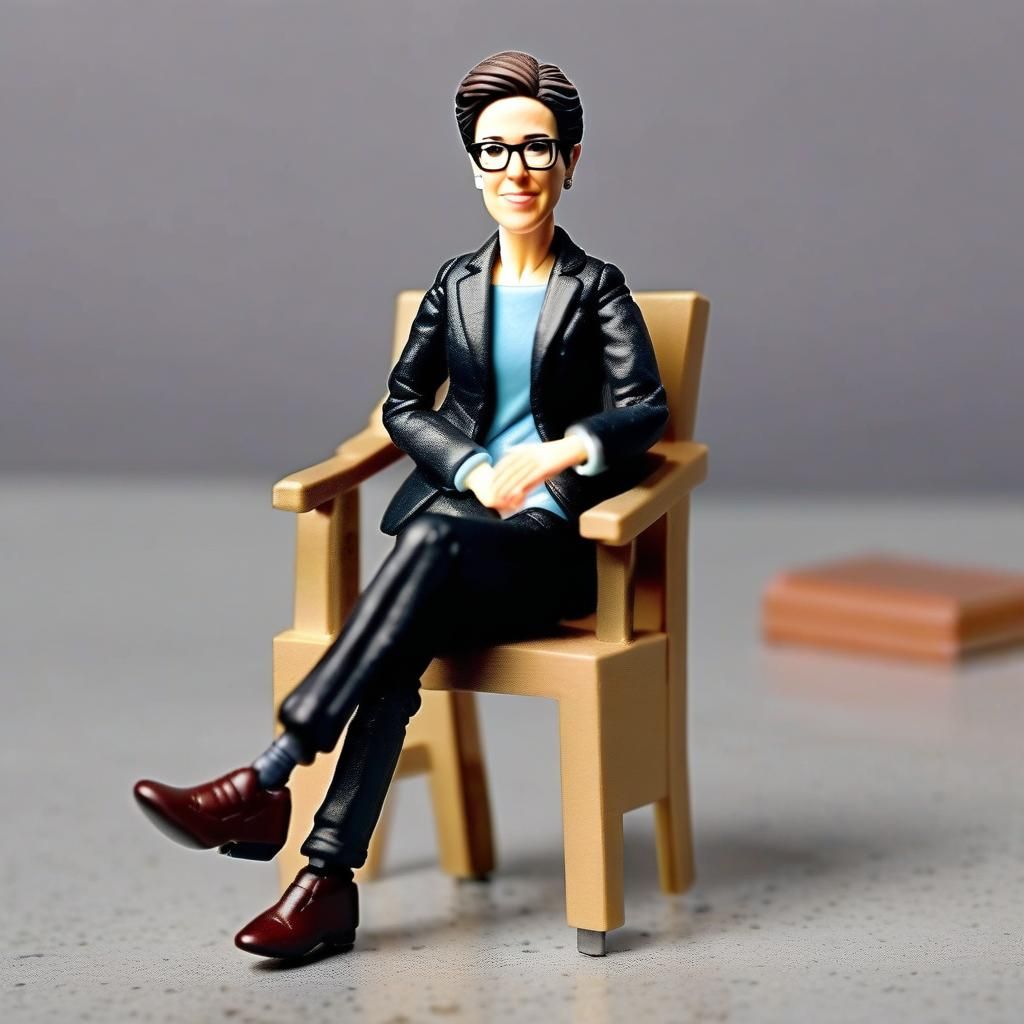 Rachel Maddow Action Figure Collectible Toy
