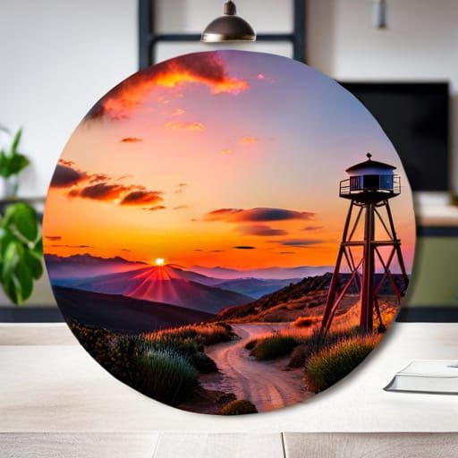 Princess and Dragon Campfire Fantasy Art