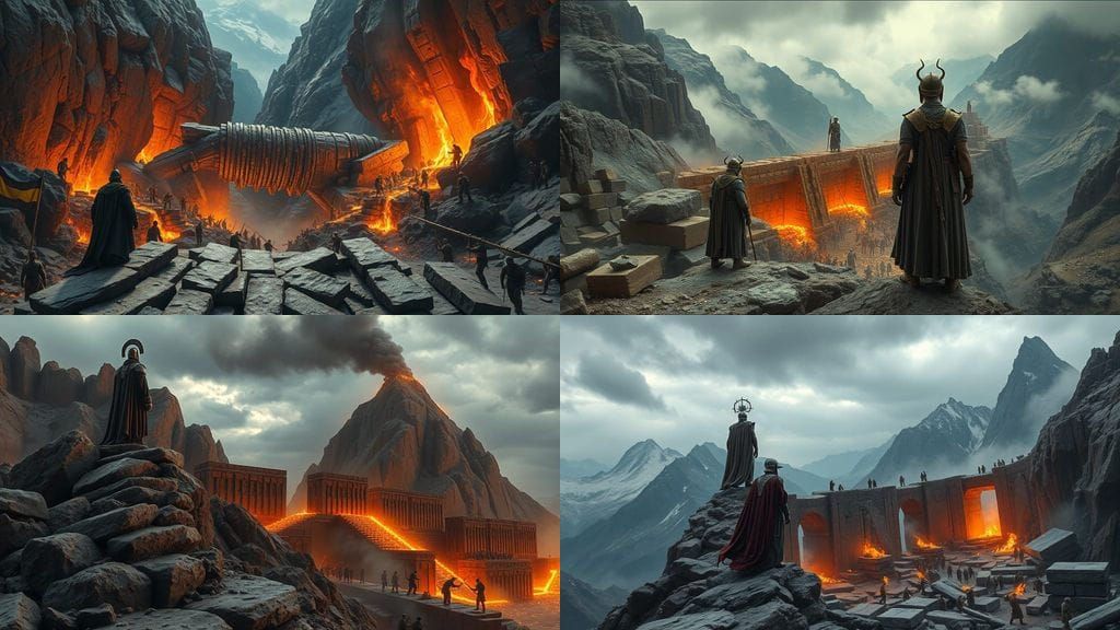 Majestic Dhul-Qarnayn Oversees Iron Barrier Against Gog and ...