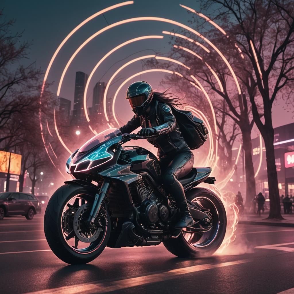 Riding the "Endurium" 1 - cyber bike