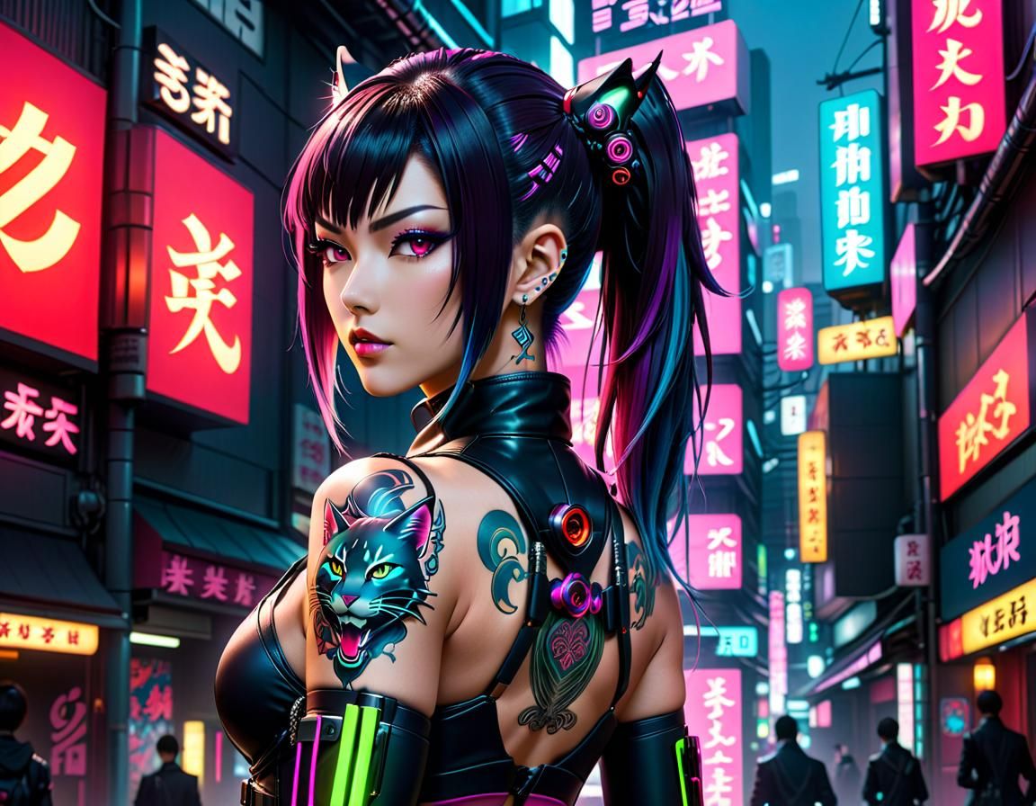 Cyberpunk Detective in Neo-Tokyo, Anime Key Visual