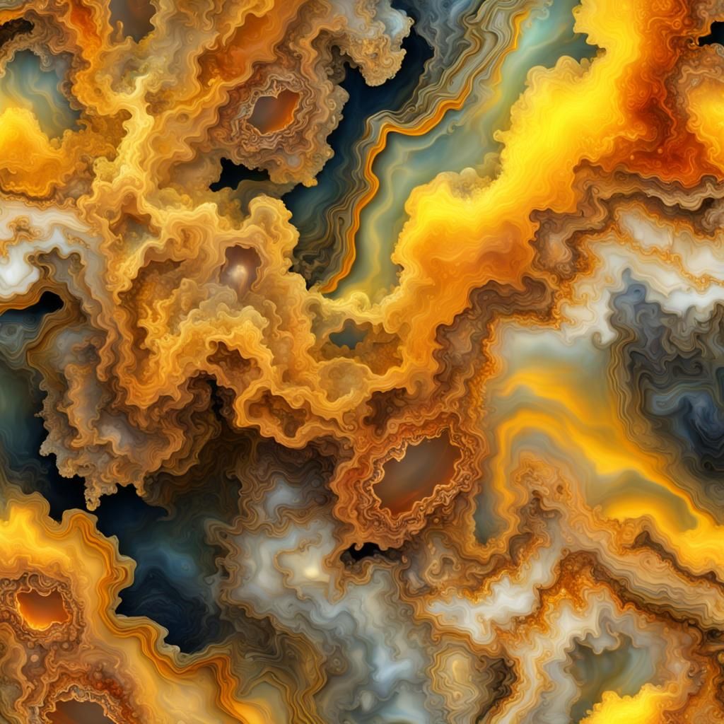Abstract Agate Background in Digital Matte Painting