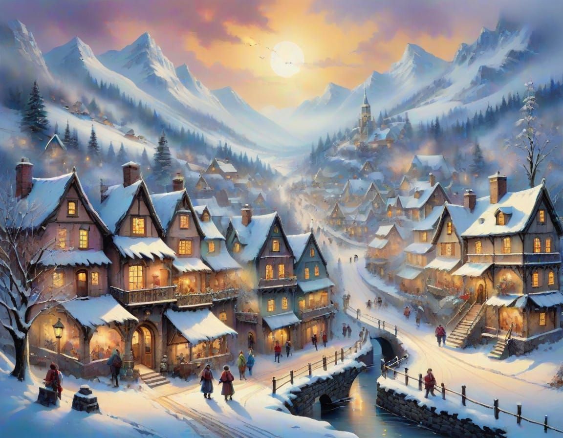 Winter Wonderland Village Comes Alive