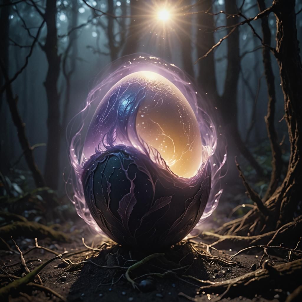 Anthropomorphic humanoid extraterrestrial alien embryonic egg entity