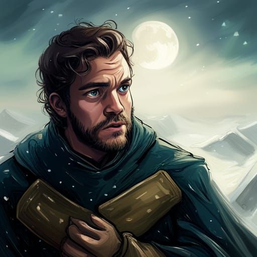 Night Watch Bromance in Snowy Weather