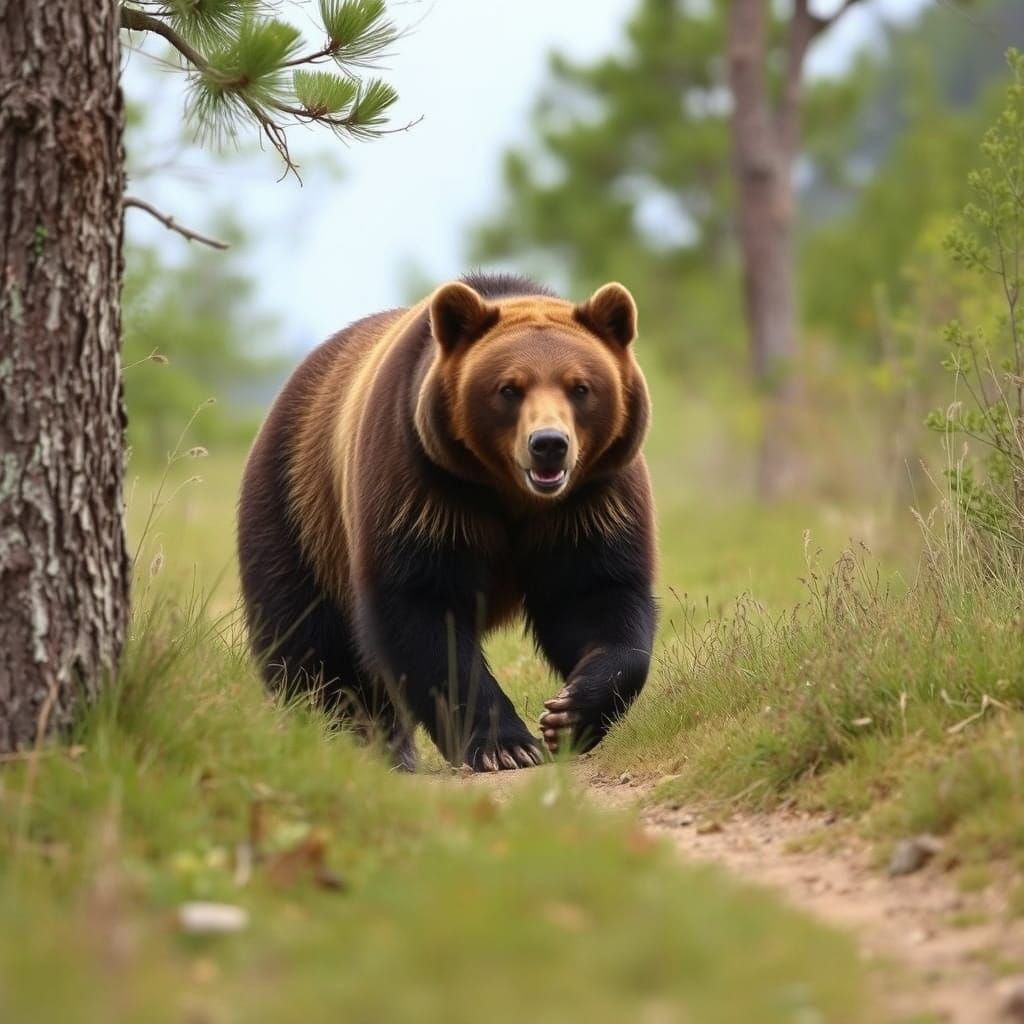 Grizzly Bear in Coastal South Texas 1853