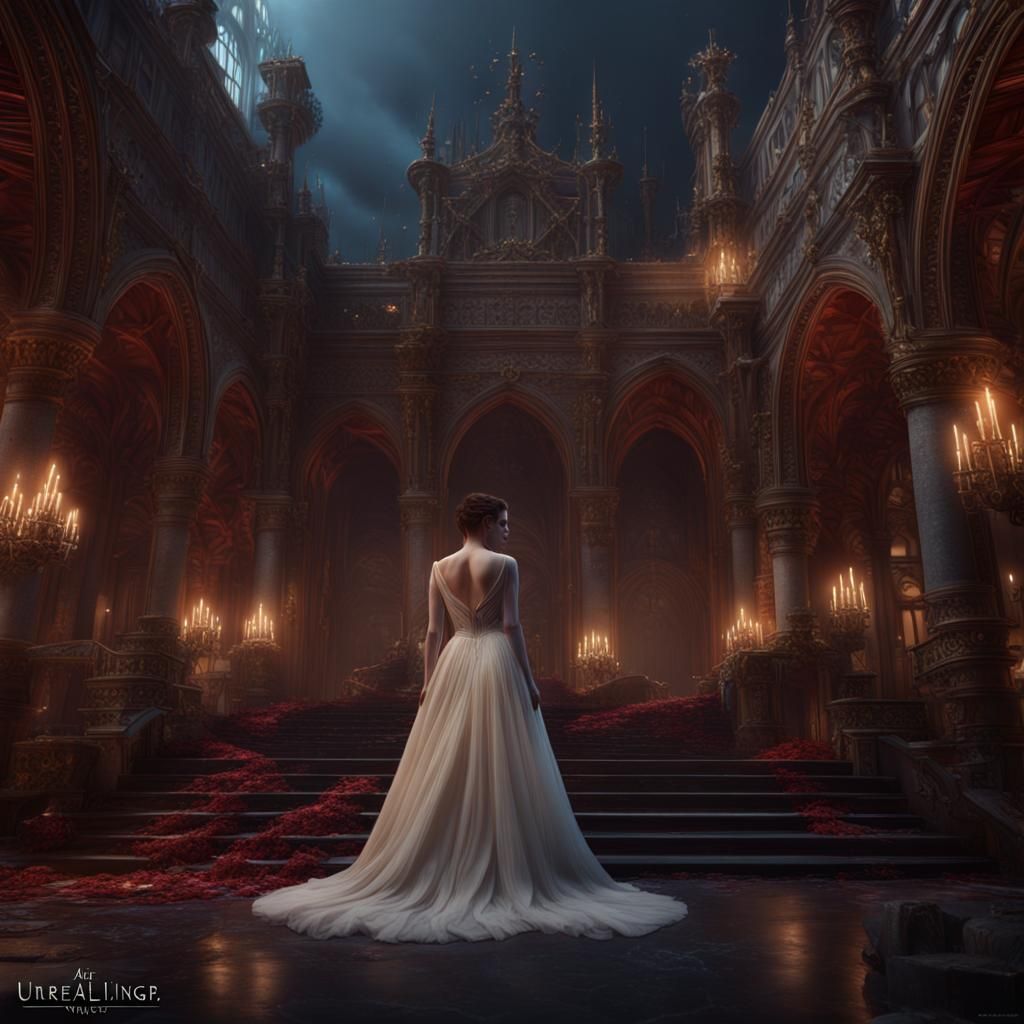 Kristen Stewart on Wedding Night: Detailed Matte Painting