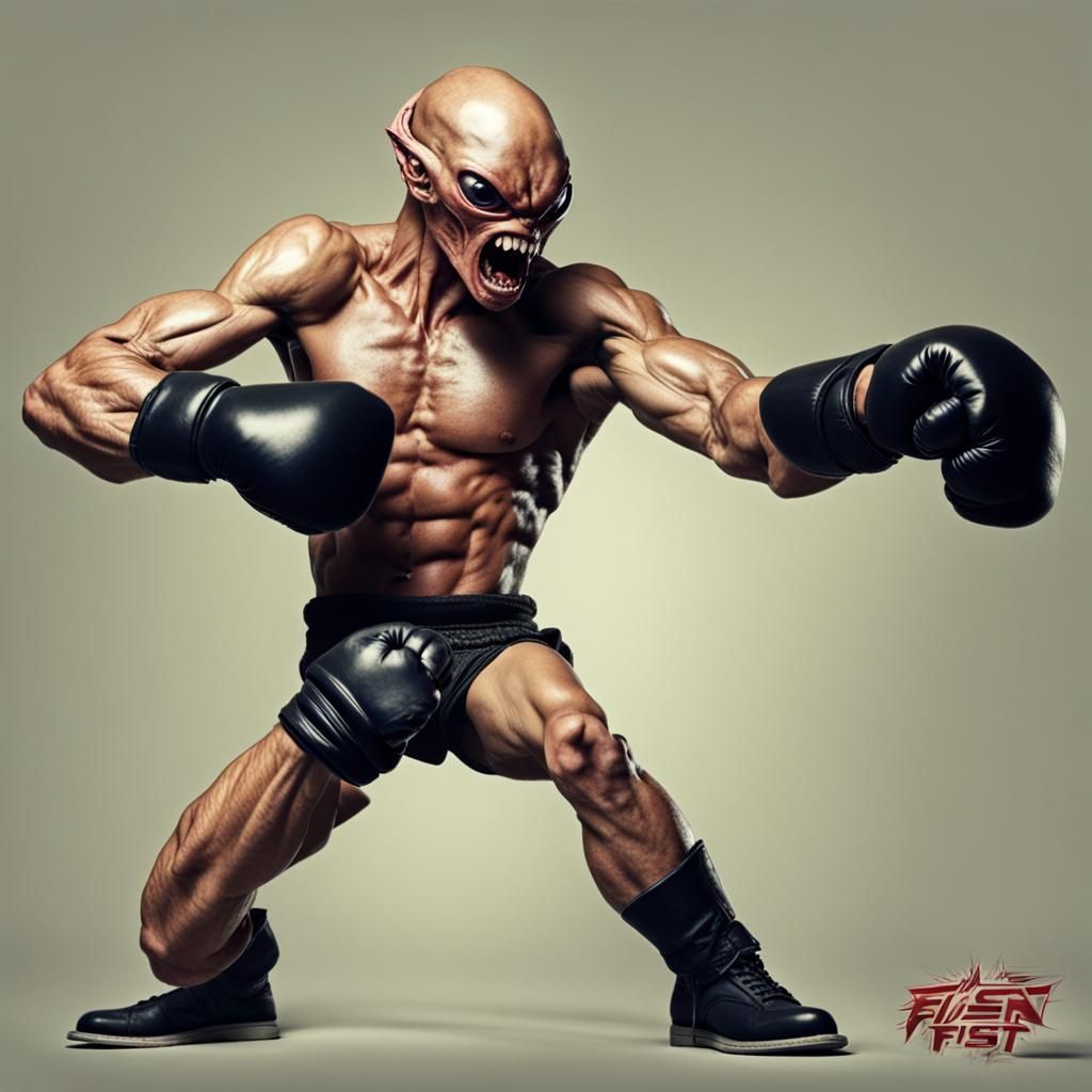 Gladiator Alien Power Fist Champion