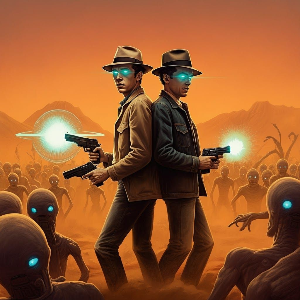 Burroughs and Kerouac Battle Aliens in Area 51