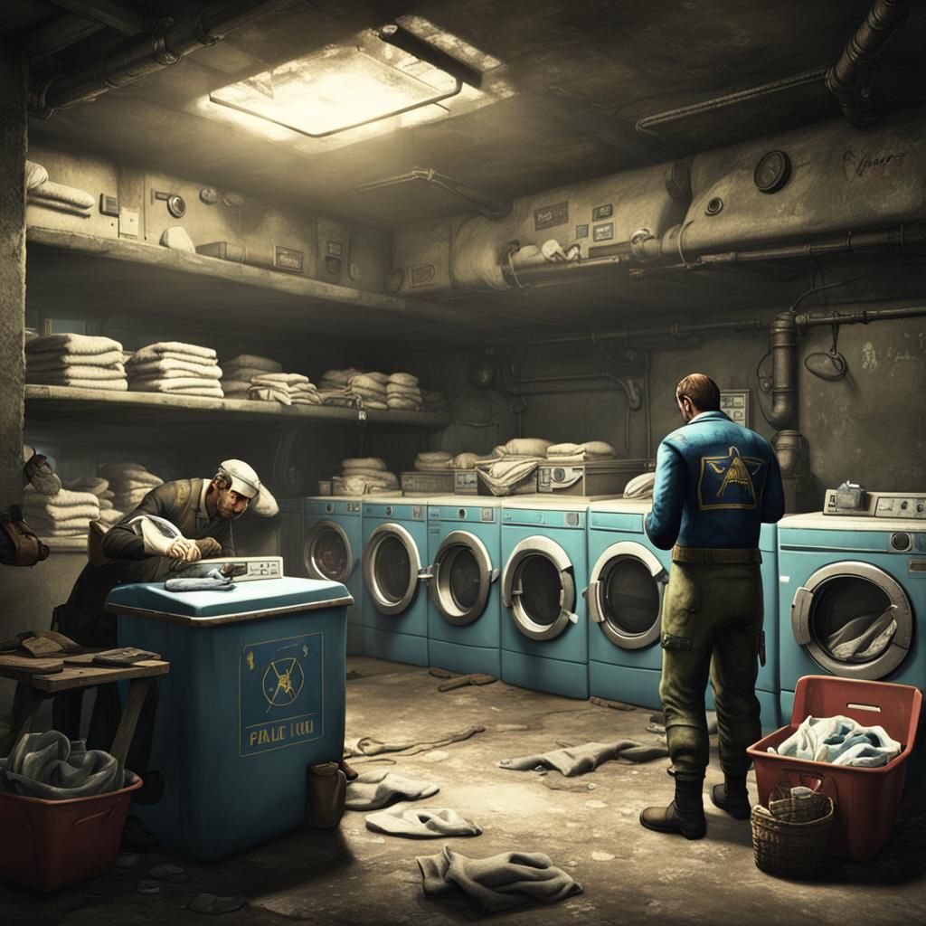 Fallout Style: Laundry Day in the Vault