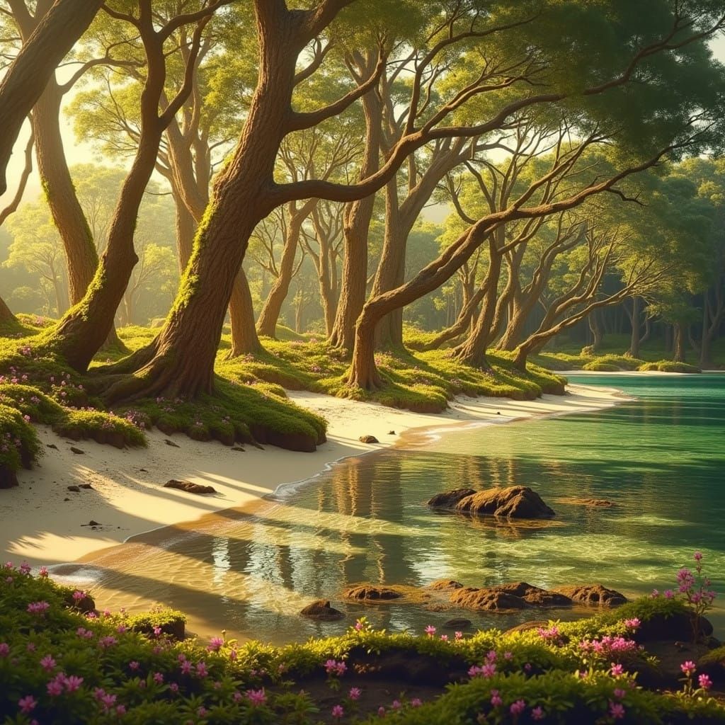 Epic Northern Forest Oasis in Bloom