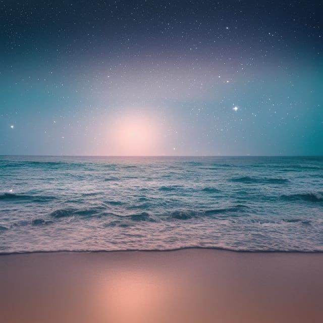 Ocean Transforms into Galaxy: Professional Photography