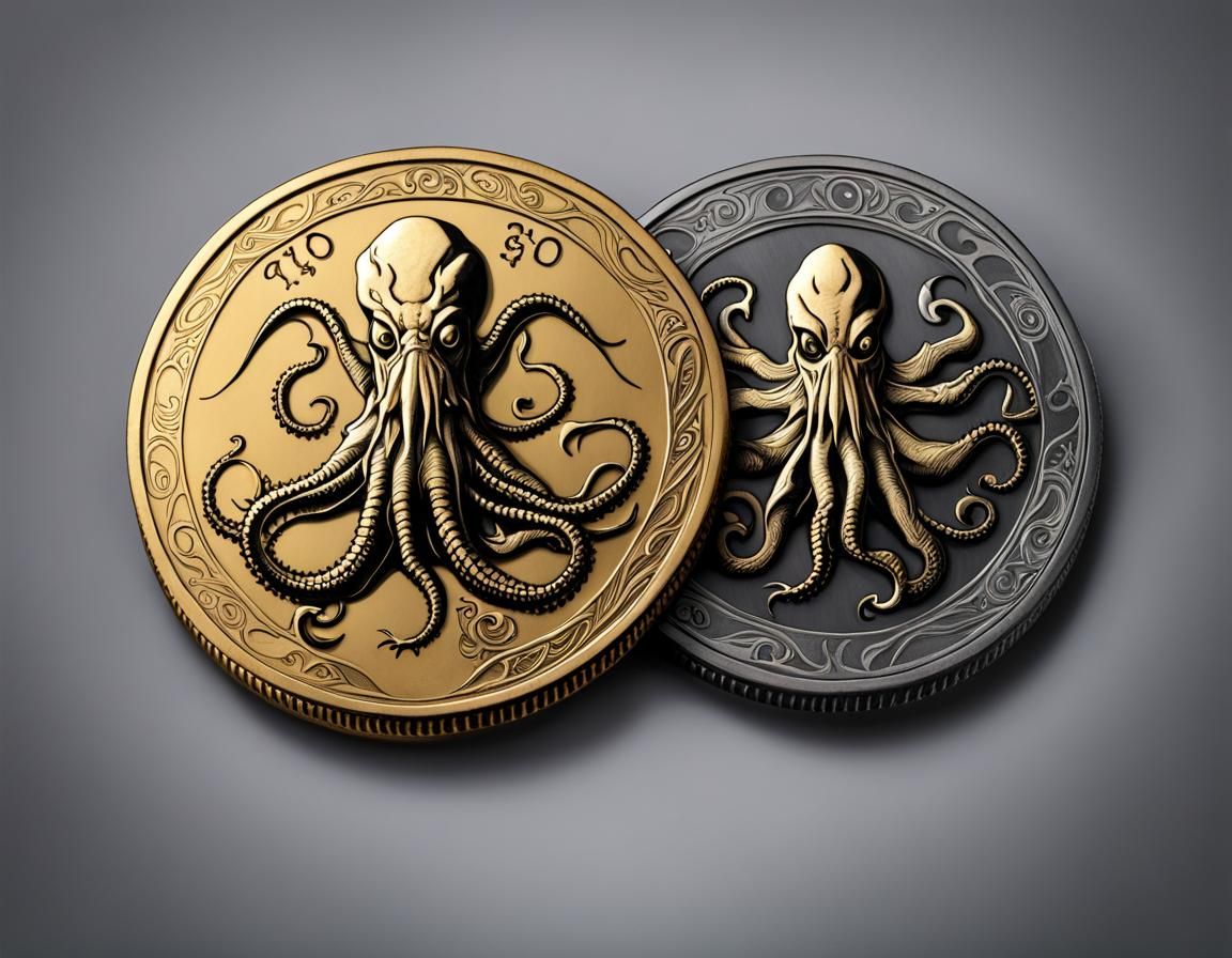Cthulhu Coins: Engraved Lovecraftian Horrors