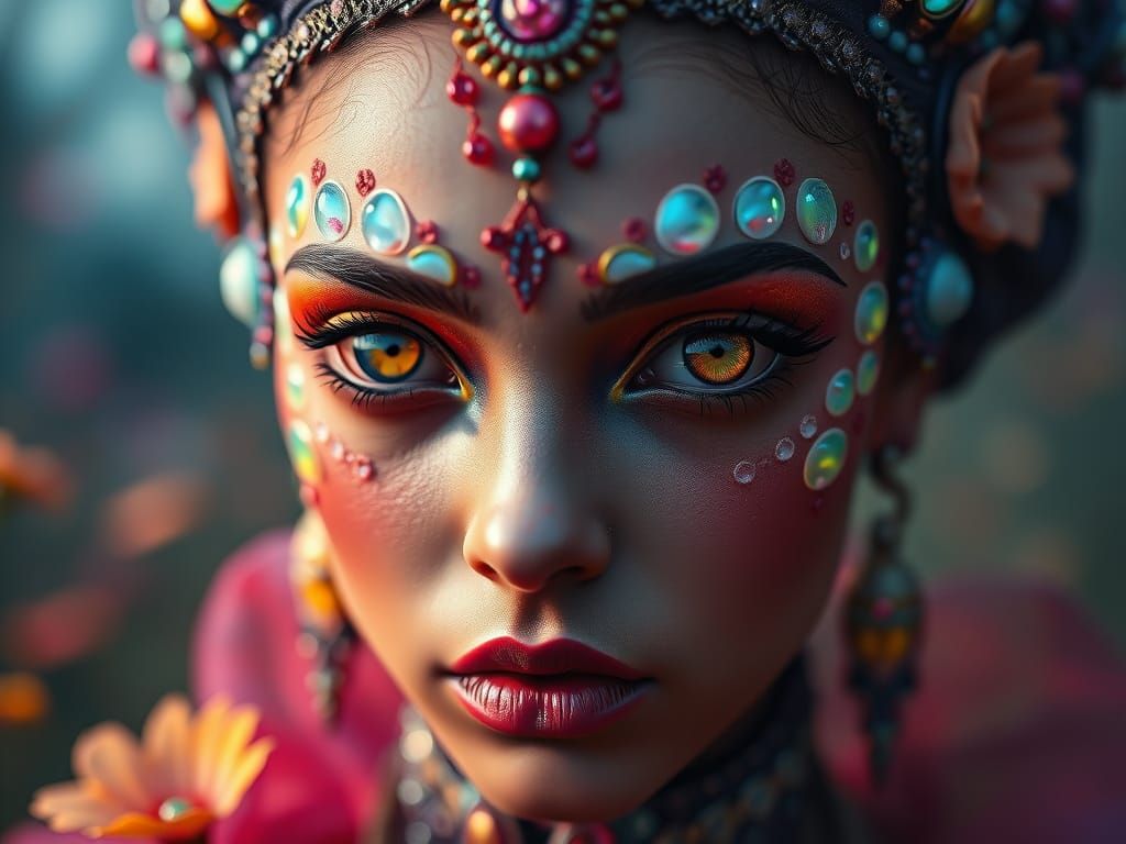 Opal Abyss Metamorphosis: Eerie Kaleidoscope Vision