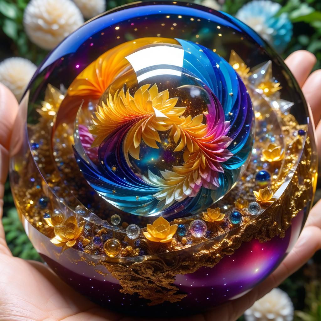 Shimmering Orb of Omnipresence: Crystal Universe