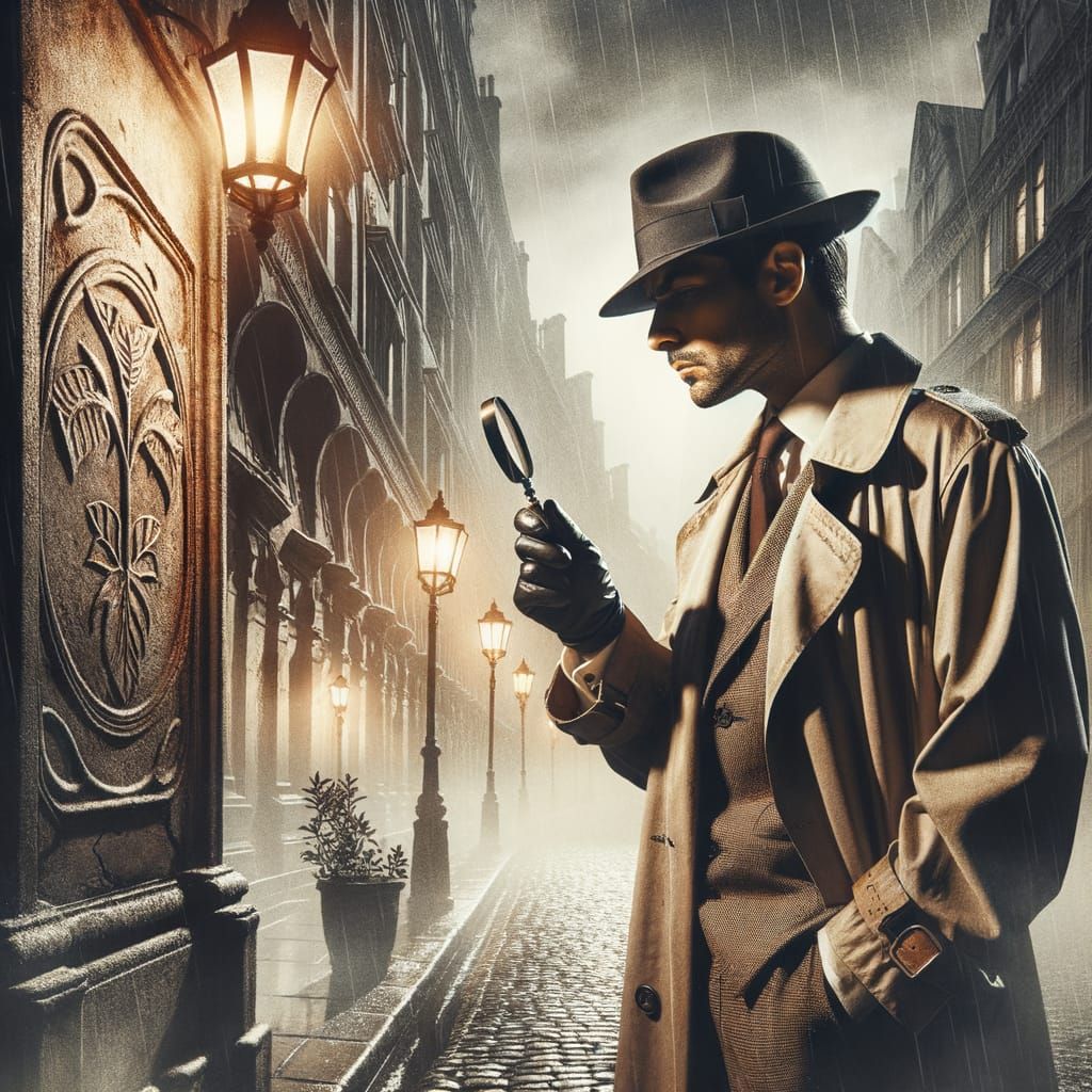 Film Noir Investigator Examines Mysterious Mark