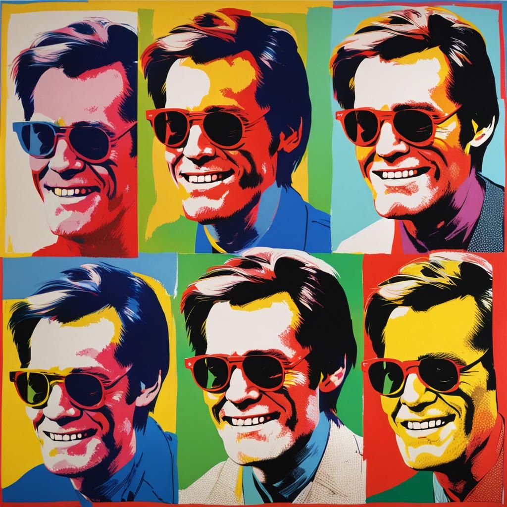 Pop Art Portrait Inspired by Andy Warhol