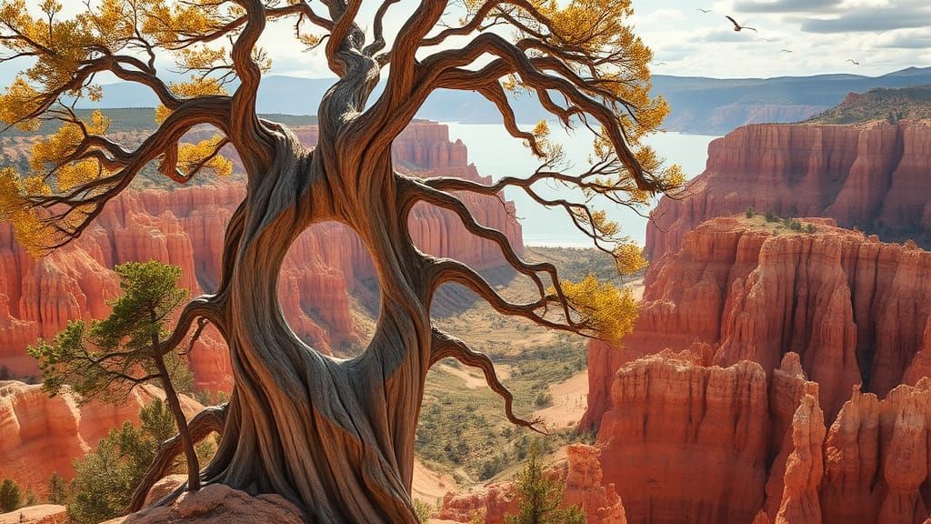 Maple Tree Window to Bryce Canyon Ocean