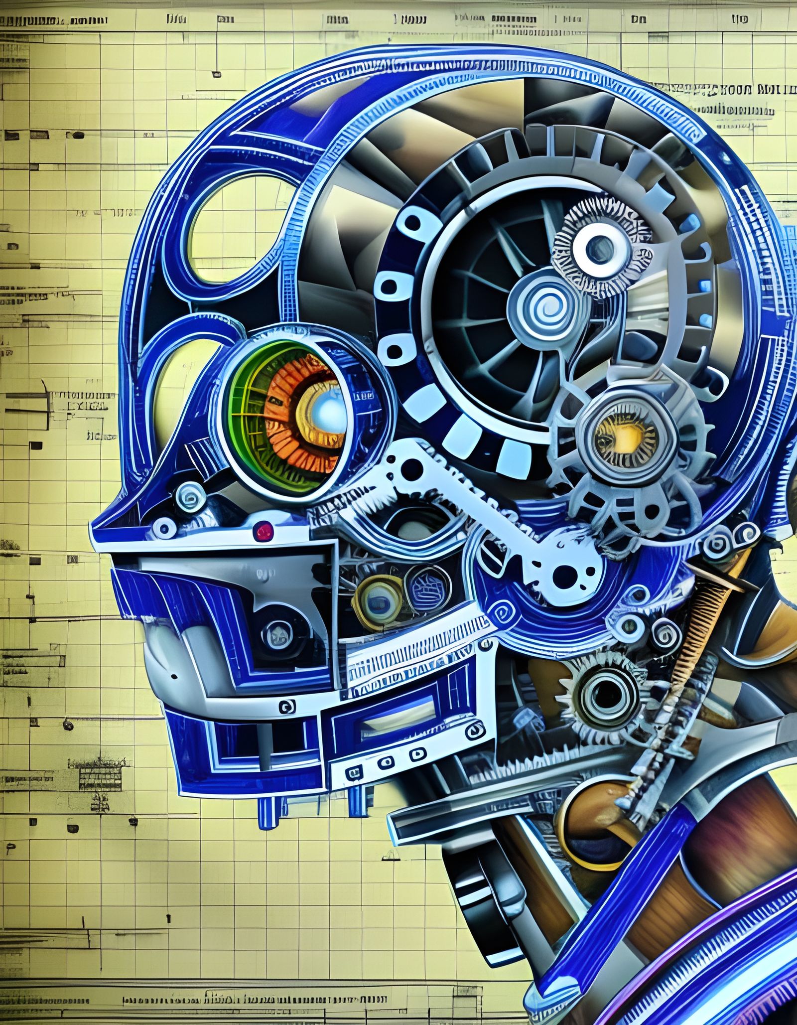 robot head