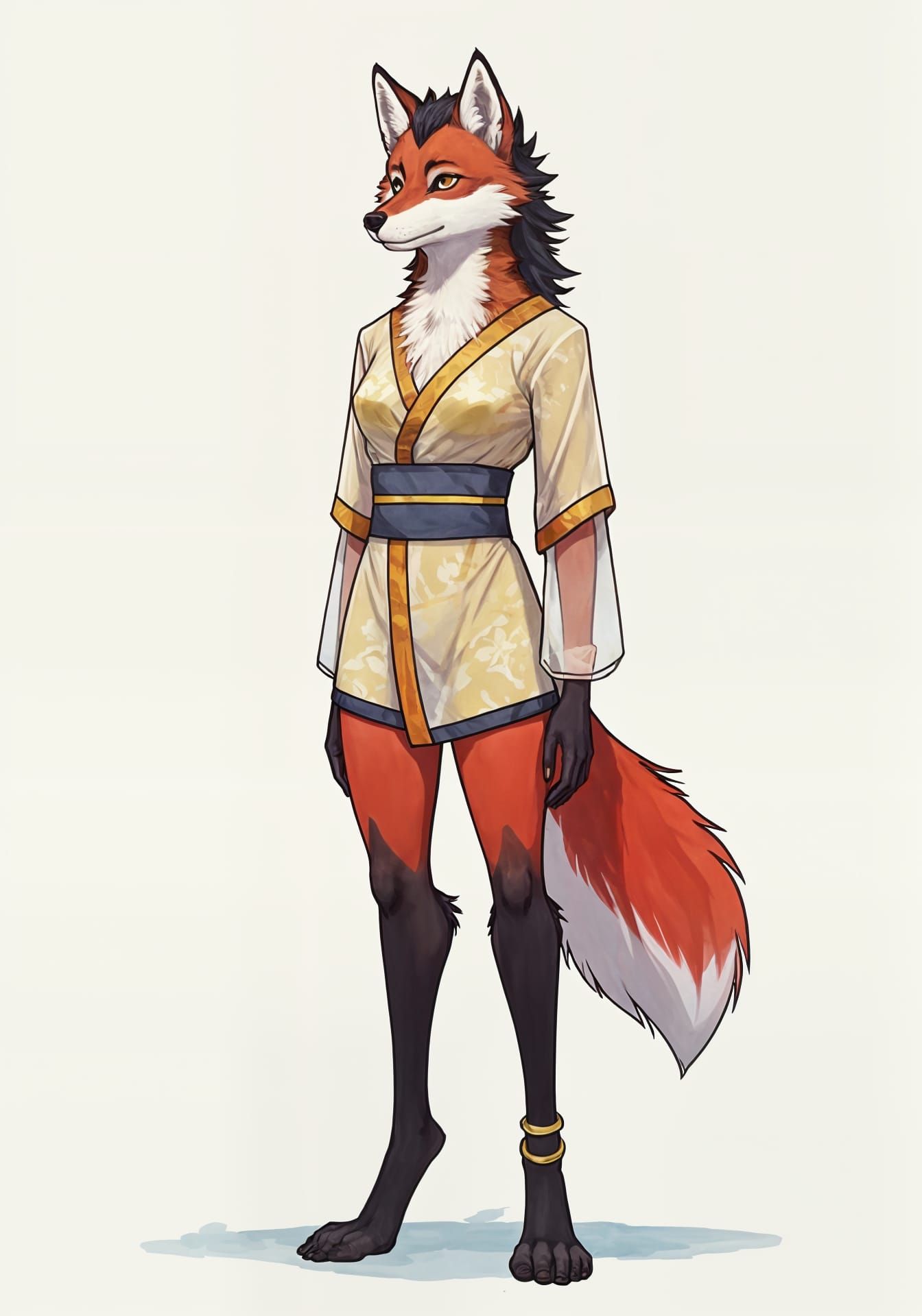 Character design - maned wolf 2