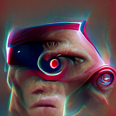 Detailed Portrait of Mythical Cyclops Creature