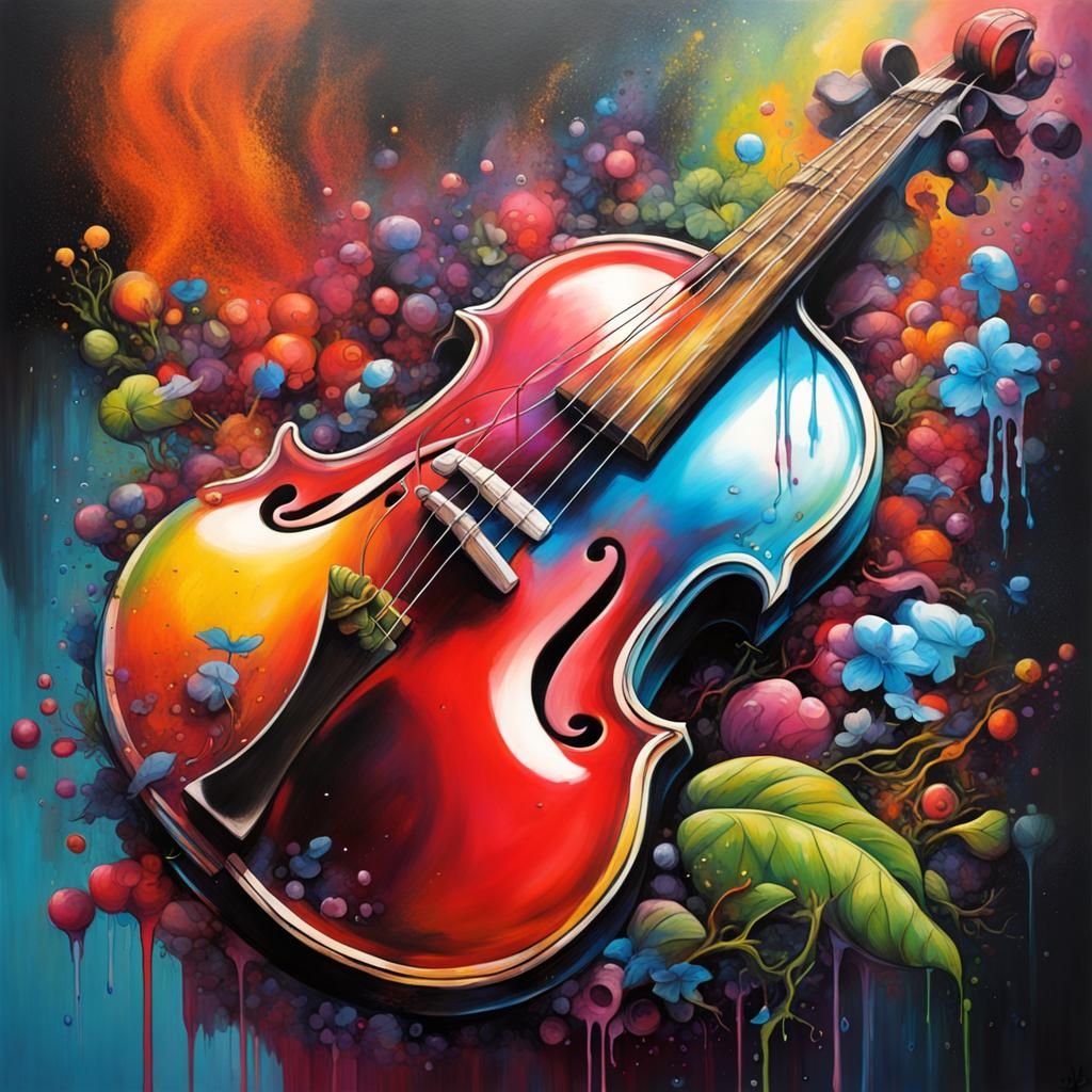 Symbiosis of Music and Nature in Graffiti Art