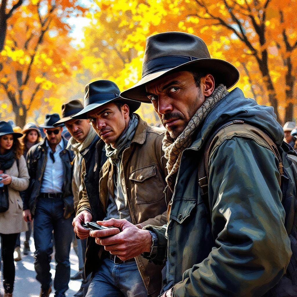 Criminal Crew Blends into Central Park Scene