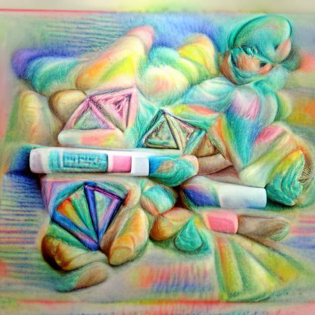 Tetradic Pastel Color Composition