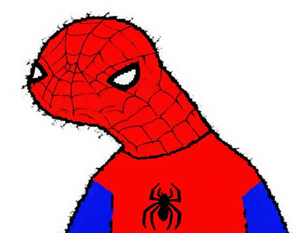 AI Generated Spooderman Image