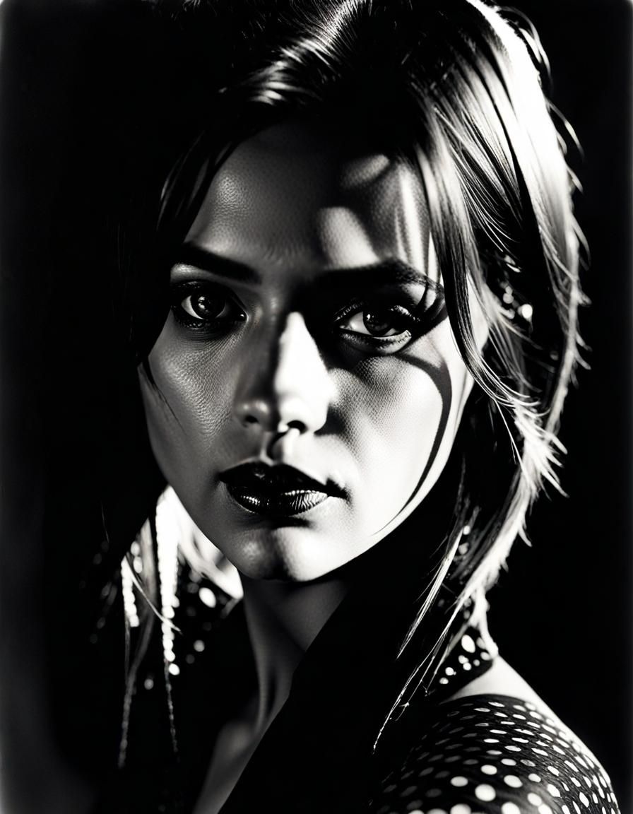 B&W, street fashion, sharp edged shadows, shadow pattern, so...
