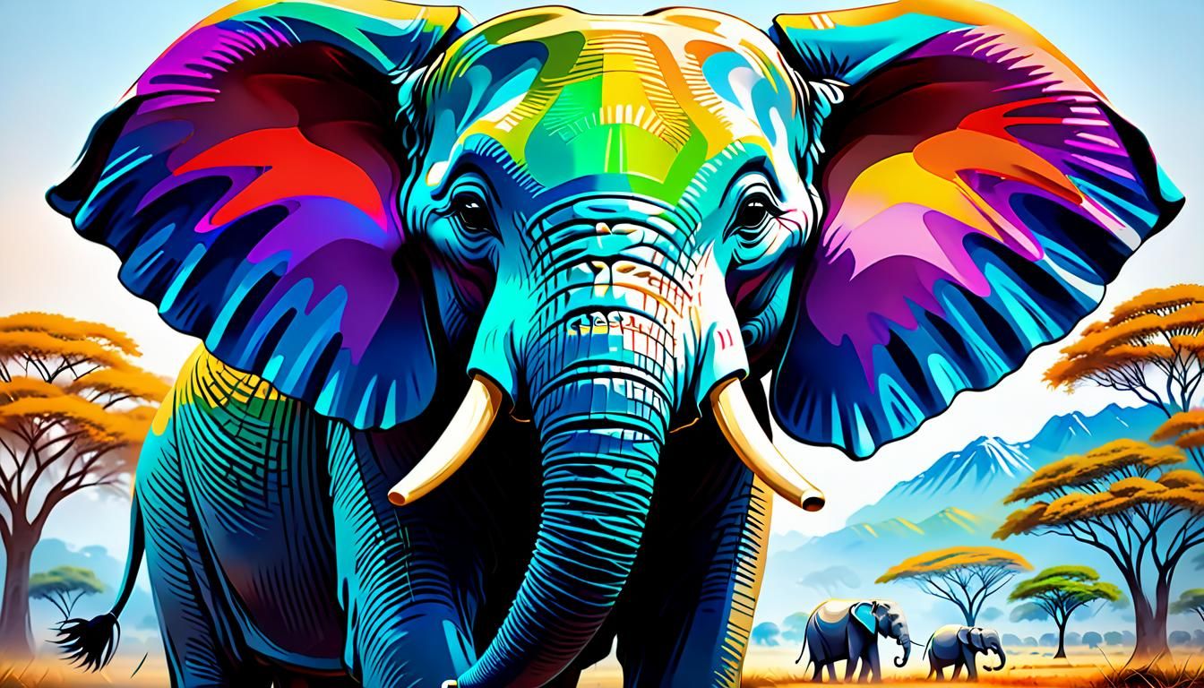 Majestic Elephants: Beauty and Intelligence in Art