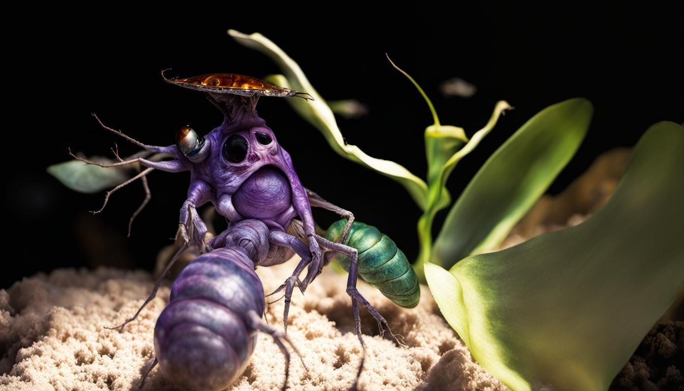 Extravagant Alien Characters in Bizarre Cosmic Dreamscape