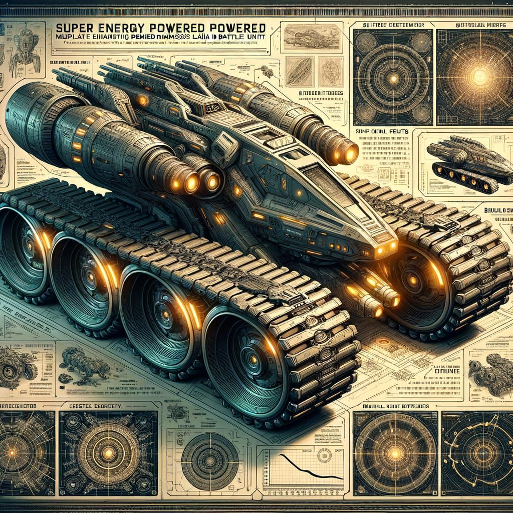 Futuristic Land Battle Unit Design