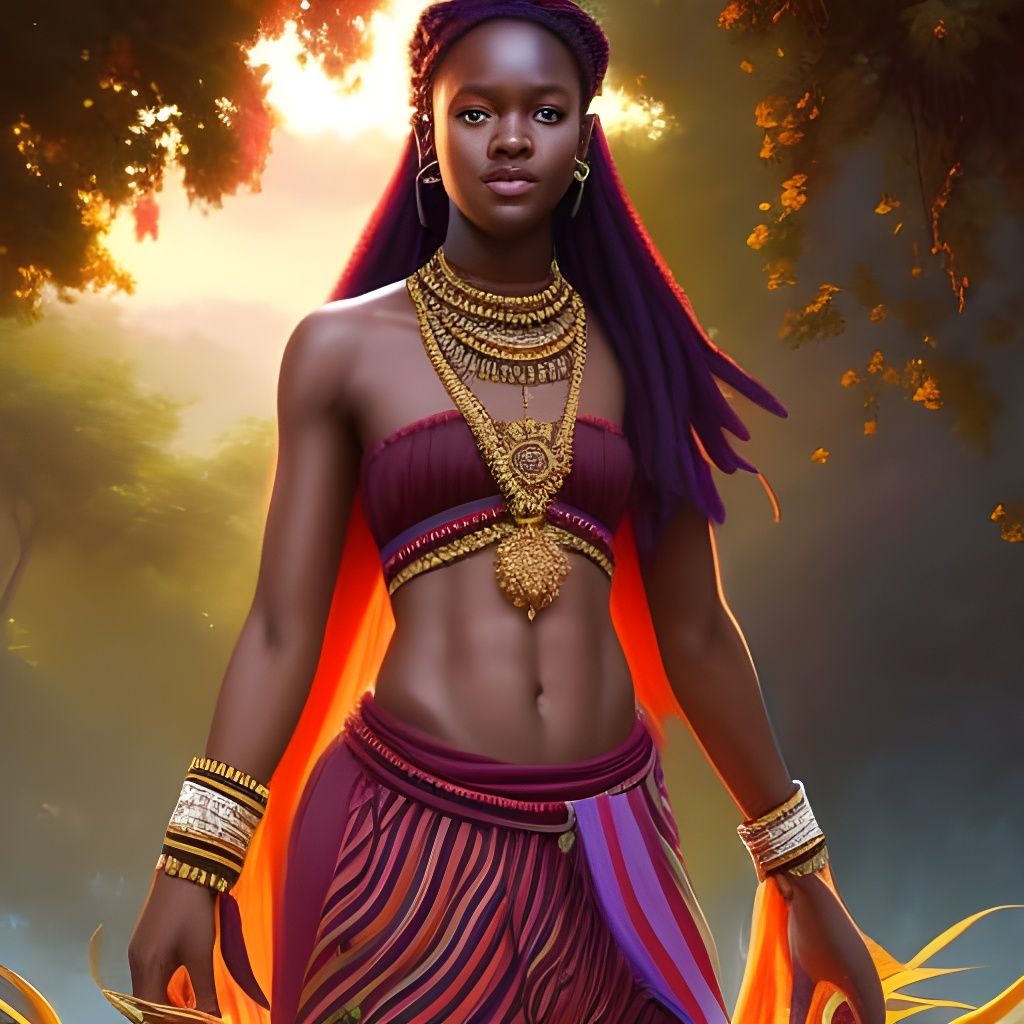 Majestic Samburu Girl with Red Hair