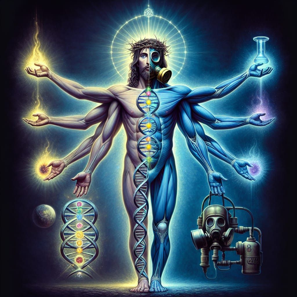 Jesus as Vitruvian Man: Ascension and Duality