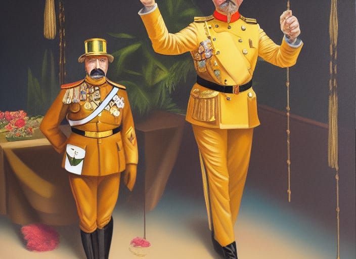 Kaiser Wilhelm II's Golden Retrofuturist Journey