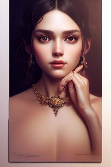 Hyperrealistic Portrait of Princess Odessa