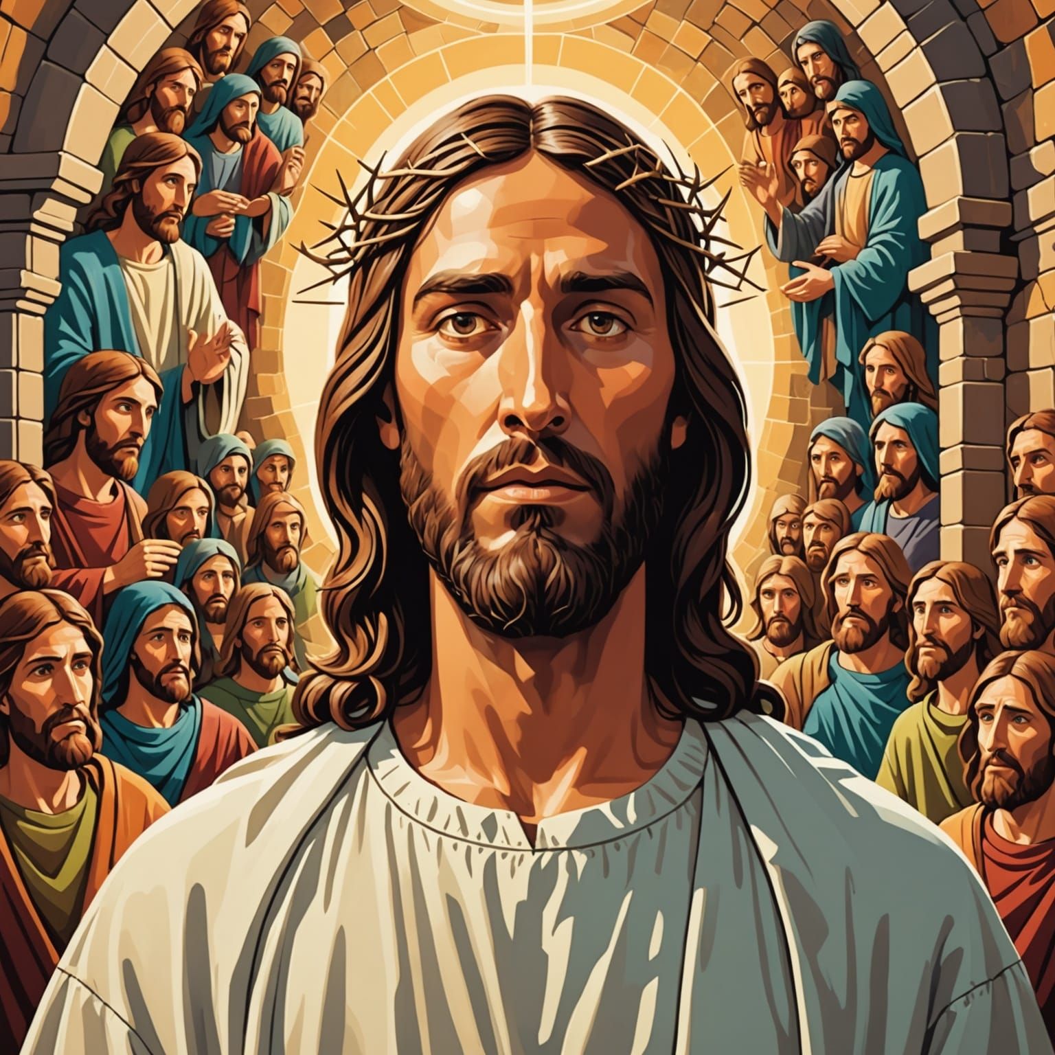 Find Jesus: An Optical Illusion Art Challenge