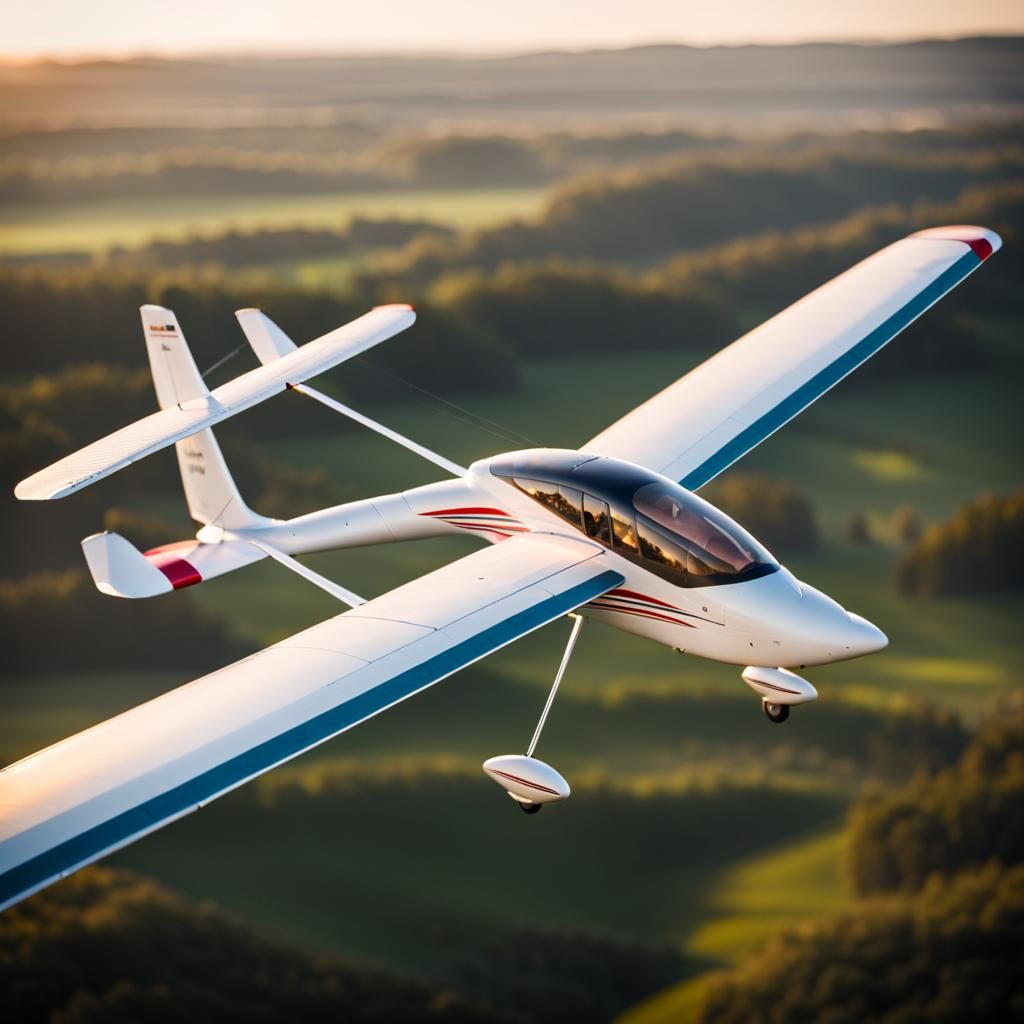 Glider in Flight: Professional Photography