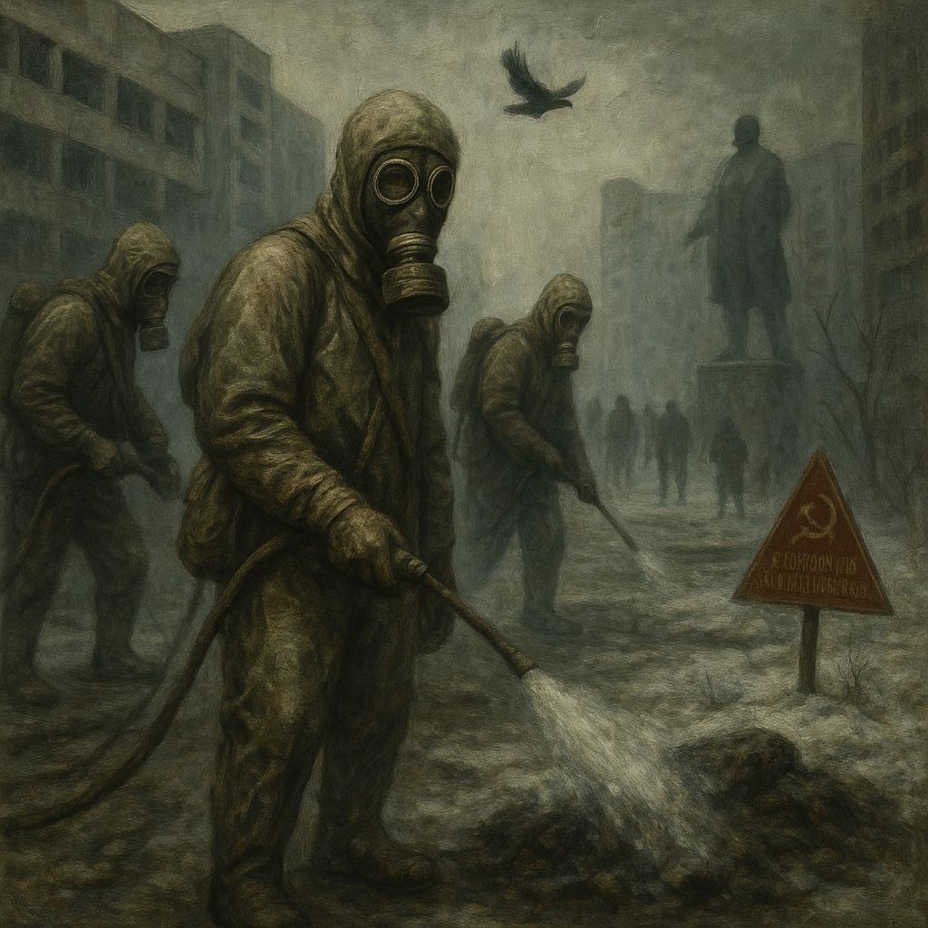 Chernobyl Evacuation: Soviet Realism Meets Surreal Horror