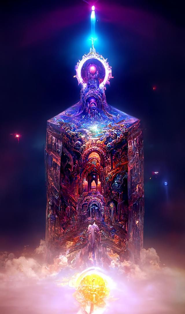 Terrifying Parallel Universe Painting in Hyperrealism Style